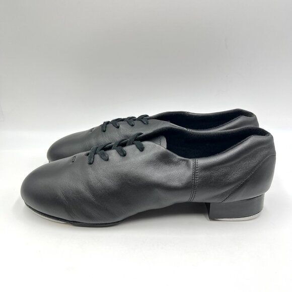 11.5W 11.5 Wide‎ Capezio Flex Master Mastr CG16 Black Leather Tap Dance Shoes - Picture 5 of 13